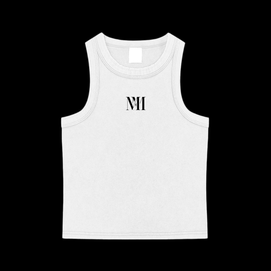 “MM” Snow Washed Tank