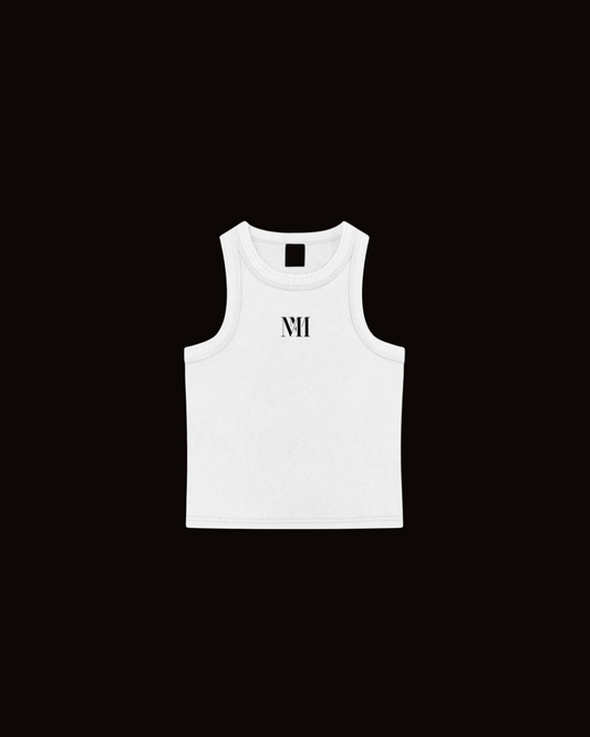 “MM” Snow Washed Tank